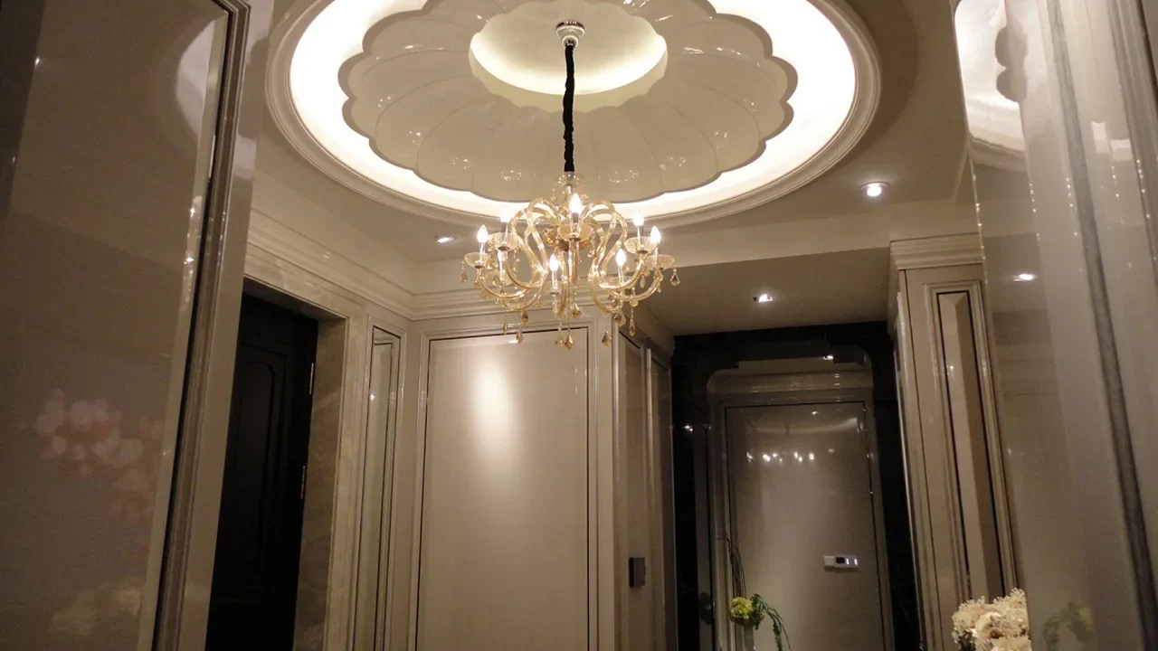 蘇州桃花樣板屋-南瓜吊頂設計照片