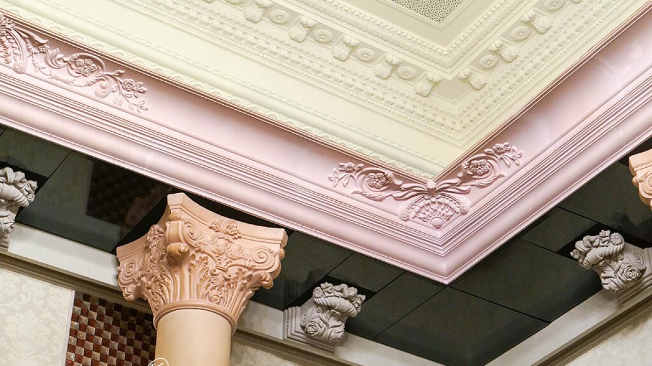 象鼻應用於雕刻線板上